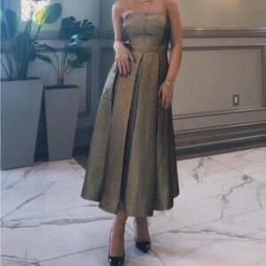 Gold Calvin Klein Dress